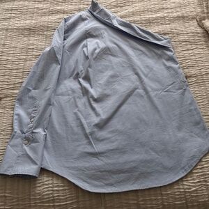Banana Republic one shoulder open shirt